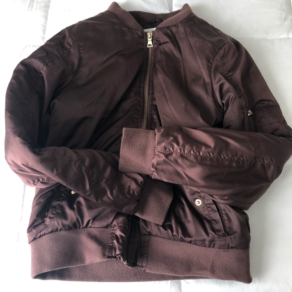 Mocha Bomber Jacket
